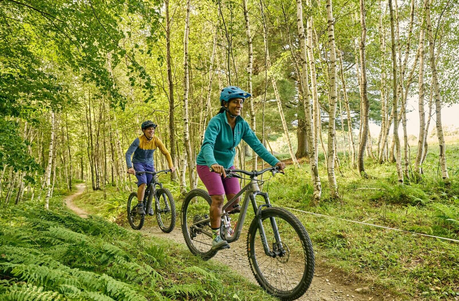 Mountain Biking at Trapp Family Lodge in Stowe, VT